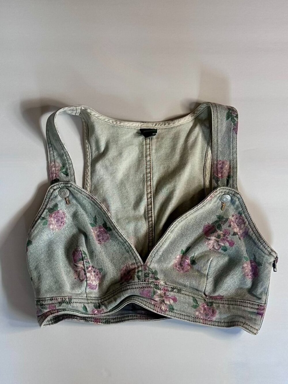 Wild Fable Cropped Denim Vest